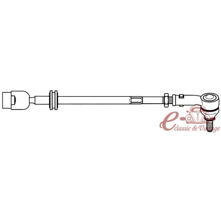 Non-assisted steering bar and right ball joint 8/83-10/91