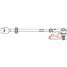 Non-assisted steering bar and right ball joint 8/83-10/91