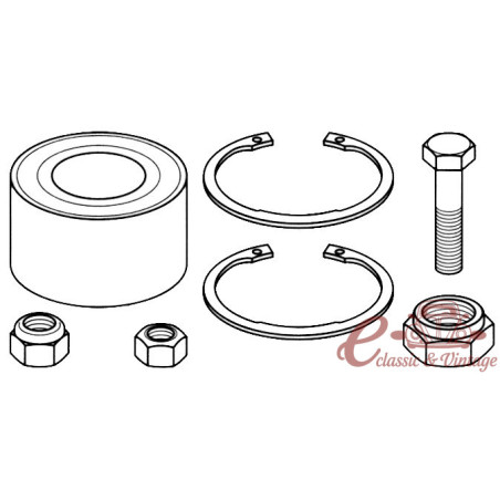 front wheel bearing kit 66mm 8/83-7/86