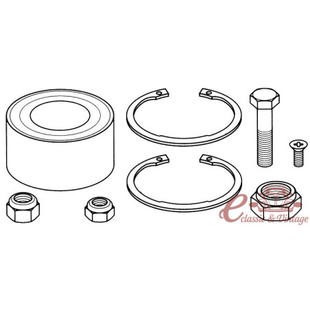 Kit de rolamento da roda dianteira 72 mm 8 / 87-10 / 91 11 / 91-9 / 97
