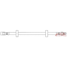 Cable de xarxa de fre davanter M 10 x 1 x 335 mm 10 / 78-10 / 91