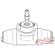 Cylindre de roue arrière 17,46 (en fer) 11/91-9/97 1,4-2,0