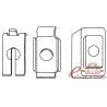 kit fixation câble embrayage (réglage automatique) 8/83-10/91