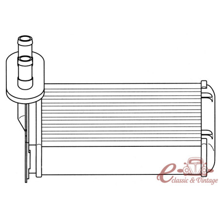 Radiador aquecedor LHD