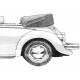 Couvre capote alpaga noir cabriolet 50-62