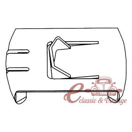 Guia o corredissa de plàstic per a seients davanters de golf