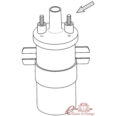 Ignition coil 8/84-7/91