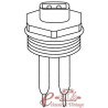 Sonda de nível de refrigerante 10 / 82-7 / 89 1.6D-1.8
