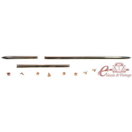 Set de 3 motllura de tauler de bord 61-67 en INOX