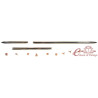 Set de 3 motllura de tauler de bord 61-67 en INOX