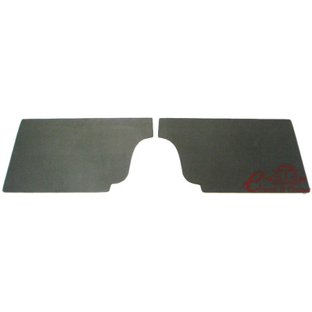 set de 2 cartons noirs sous banquette arrière cox cabriolet 50-59