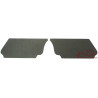 set de 2 cartons noirs sous banquette arrière cox cabriolet 60-64
