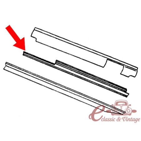 Right footboard repair plate