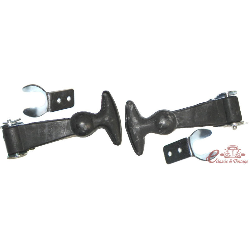 set de 2 fixations de capot rallye