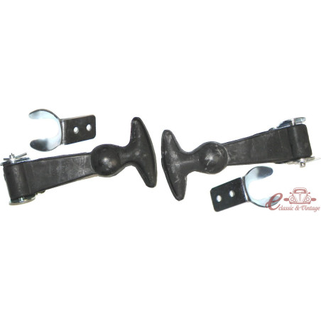 set de 2 fixations de capot rallye