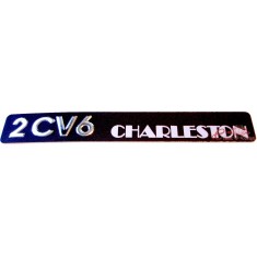 Monogramme 2CV6 CHARLESTON pour coffre arrière