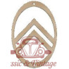Emblema 2 cavalls dins d'un oval