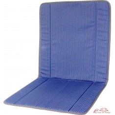 Par de capas de assento traseiro azul Bayadere, qualidade premium