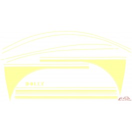 kit completo de adesivos DOLLY amarelo rialto