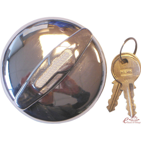 Plug 2CV de montagem direta cromo anti-roubo com trava